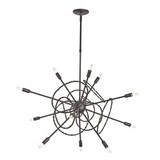 Olympus 12 Light Oversized Pendant by Hubbardton Forge - 131604H