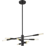 Ascension 8 Light Chandelier 8.5 x 16 Inches Wide by Z-Lite - 737-8