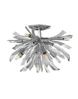 9 Light 24 Inch Wide Semi Flush Mount by Fredrick Ramond - FR40903