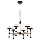 Nadine 6 Light Medium Chandelier by Alora - CH343625