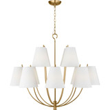 Marina 12 Light Chandelier 34 Inch X 40 Inch Wide by Visual Comfort Studio - CC18412