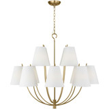 Marina 12 Light Chandelier 34 Inch X 40 Inch Wide by Visual Comfort Studio - CC18412
