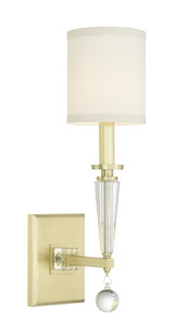 Paxton 1 Light Candle Style Wall Sconce by Crystorama - 8101