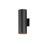 Outpost 2 Light Contemporary Outdoor Wall Lantern 15 Inch Tall by Maxim - 26108