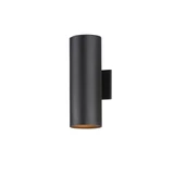Outpost 2 Light Contemporary Outdoor Wall Lantern 15 Inch Tall by Maxim - 26108