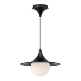 Fuji 1 Light Medium Pendant 12.5 Inch Wide by Alora - PD525113