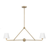 Xavier 2 Light Oversized Linear Chandelier by Crystorama - XAV-B9302
