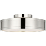 Dupont 20W LED Round Semi Flush Mount 12 Inch Wide by Visual Comfort Studio - PCF1051
