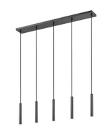 Forest 25W 5 LED Linear Chandelier 12 Inch Tall X 4.75 Inch Wide By Z-Lite - 919MP12-5L