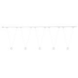 Faria Double 50W LED Trilo Ceiling Track Head 80.75 Inch Length by Kuzco - TR5-P27203