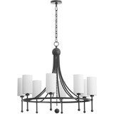 Lee Boulevard 8 Light Large Chandelier by Quorum - 664-8