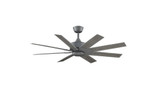 Levon Custom 8 Blade Ceiling Fan with Light Kit 52 Inch Wide by Fanimation - FPD7912-52