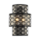 Mannheim 2 Light Wall Sconce 16 Inch Tall X 11.88 Inch Wide by Savoy House - L9-6102-2