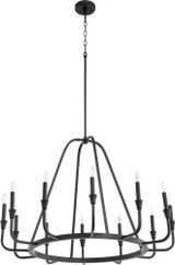 Marquee 12 Light Oversized Chandelier by Quorum - 6314-12