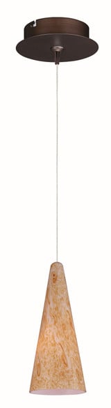 Lava 1 LED Light Pendant with Canopy by ET2 - E94-LAVA