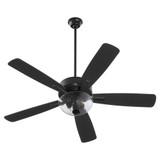 Ovation 5 Blade Ceiling Fan with Light Kit 52 Inches Wide by Quorum  - 4525-22