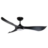 Keanu Outdoor Ceiling Fan with Light Kit 14 Inch and 56 Inch Wide by Maxim - 88755