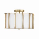 Bodie 3 Light 15 Inch Wide Semi Flush Mount by Capital - 244631