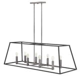 Fulton 8 Light Oversized Foyer Linear Chandelier by Hinkley - 3338
