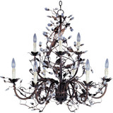 Elegante 9 Light Large 2 Tier Chandelier by Maxim - 2852