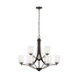 Elmwood Park 9 Light Large Chandelier by Generation Lighting - 3137309