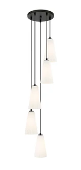 Farrell 5 Light Chandelier 11 Inches Tall and 12 Inches Wide by Z-Lite - 3043P6-5R