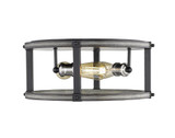 Kirkland 3 Light 16.25 Inch Wide Round Flush Mount by Z-Lite - 472F3R