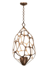 Fossil 1 Light Large Pendant by Kalco - 656-BZG