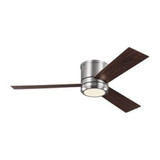 Clarity 3 Blade Ceiling Fan with Light Kit 56 Inch Wide by Generation - 3CLMR56D-V1
