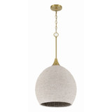 Keira 1 Light Pendant 15 Inch Tall and 16 Inch Wide by Craftmade - 61391