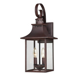 Chancellor 2 Light Outdoor Candle Style Wall Lantern by Quoizel - CCR8408