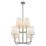 Plisse 8 Light Large Chandelier by Alora CH628830 - CH628830