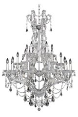 Brahms 24 Light Oversized 3 Tier Chandelier by Allegri - 023452-5441
