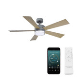 Wynd 52 Inch  5 Blade Ceiling Fan with LED Light Kit Remote by Modern Forms - FR-W1801-52L