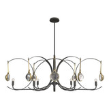 Optic 8 Light Oversized Oval Pendant by Hubbardton Forge - 131085