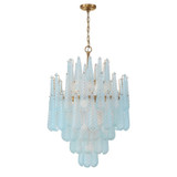 Ollie 16 Light Chandelier 36.75 Inch Tall and 26.25 Inch Wide by Crystorama - OLL-6006-AG