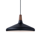 Nordic 1 Light Medium Pendant 15.25 Inch Wide by Maxim - 11354WNB