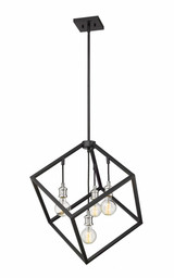 Vertical 4 Light Pendant 24 Inches Wide by 25.75 Inches High by Z-Lite - 478P24