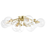 Abbott 9 Light 41.75 Inch Wide Flush Mount by Hudson Valley - 8042