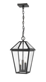 Talbot 3 Light Small Outdoor Pendant by Z-Lite - 579CHB