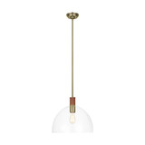 Hadley 1 Light Medium Pendant 15 Inch Wide by Visual Comfort Studio - LP1061