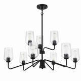 Shayna 9 Light Chandelier 18.63 Inch Tall and 39 Inch Wide by Craftmade - 56129