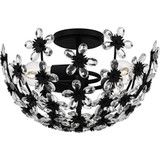 Rosemary 3 Light Semi Flush Mount 9.5 Inch Tall X 15.75 InchWide by Quoizel - QSF6783