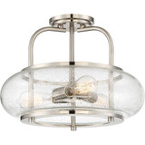 Trilogy 3 Light 16 Inch Wide Semi Flush Mount by Quoizel - TRG1716