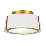 Fulton 2 Light 12 Inch Wide Flush Mount by Crystorama - FUL-903