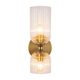 Nelly 2 Light Bath Vanity 12.13 Inch Tall and 4 Inch Wide by Alora - WV442612