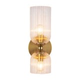 Nelly 2 Light Bath Vanity 12.13 Inch Tall and 4 Inch Wide by Alora - WV442612