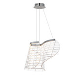 Tartan 14W 1 LED Light Small Pendant by ET2 - E24812-82