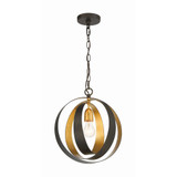 Luna 1 Light Mini Pendant by Crystorama - 580