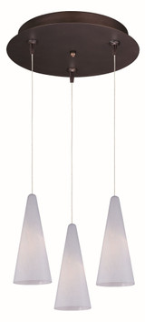 Lava 3W LED Cone Pendant With Canopy by ET2 - E946